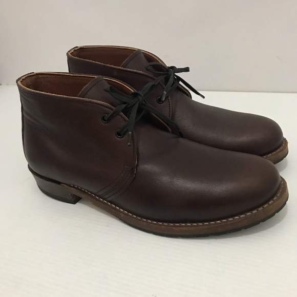 Red Wing 9017 Heritage Beckman Chukka Cigar Leather Work Mens Boots Size 9D - Picture 1 of 10